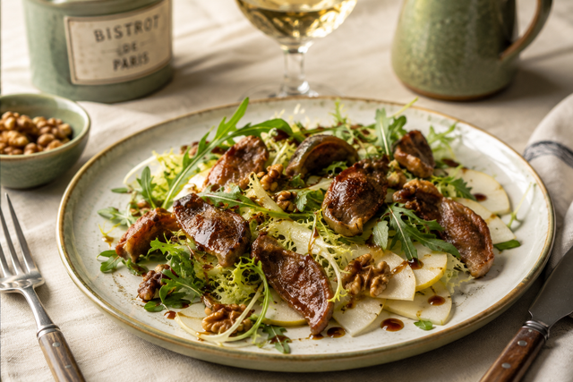 Sprøde andekråser: nem bistro-salat på 20 minutter
