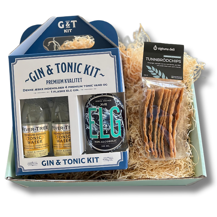 Gin & Tonic-Kit - Alkoholfri med Sigtuna kiks