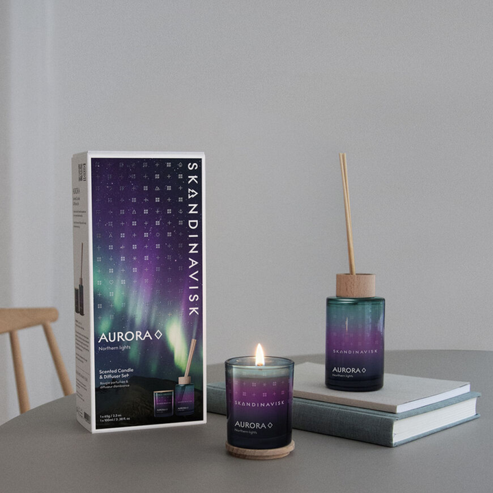 AURORA duftlys- & duftpindesæt
