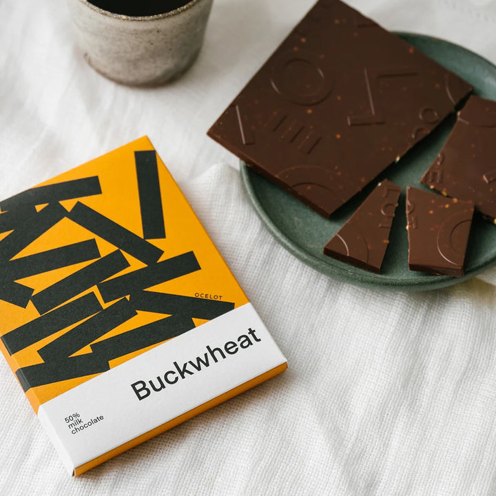 Toasted Buckwheat 55% dark milk chokolade