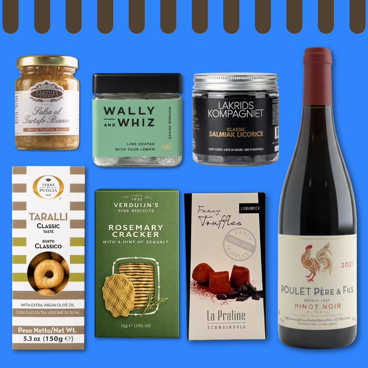 Smagfulde Snacks & Rødvin