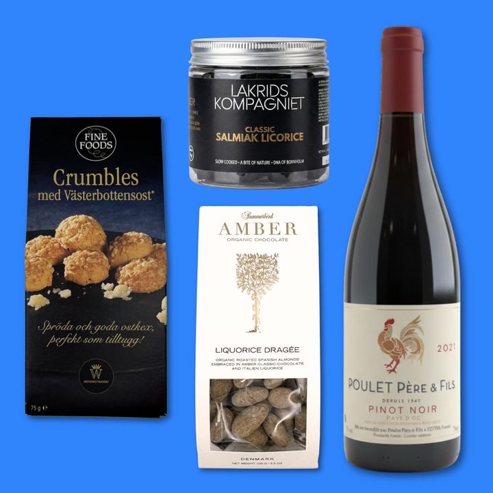 Smagfulde Snacks & Rødvin