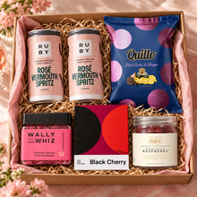 Gift Basket with Rosé Vermouth Spritz & Sweet Temptations