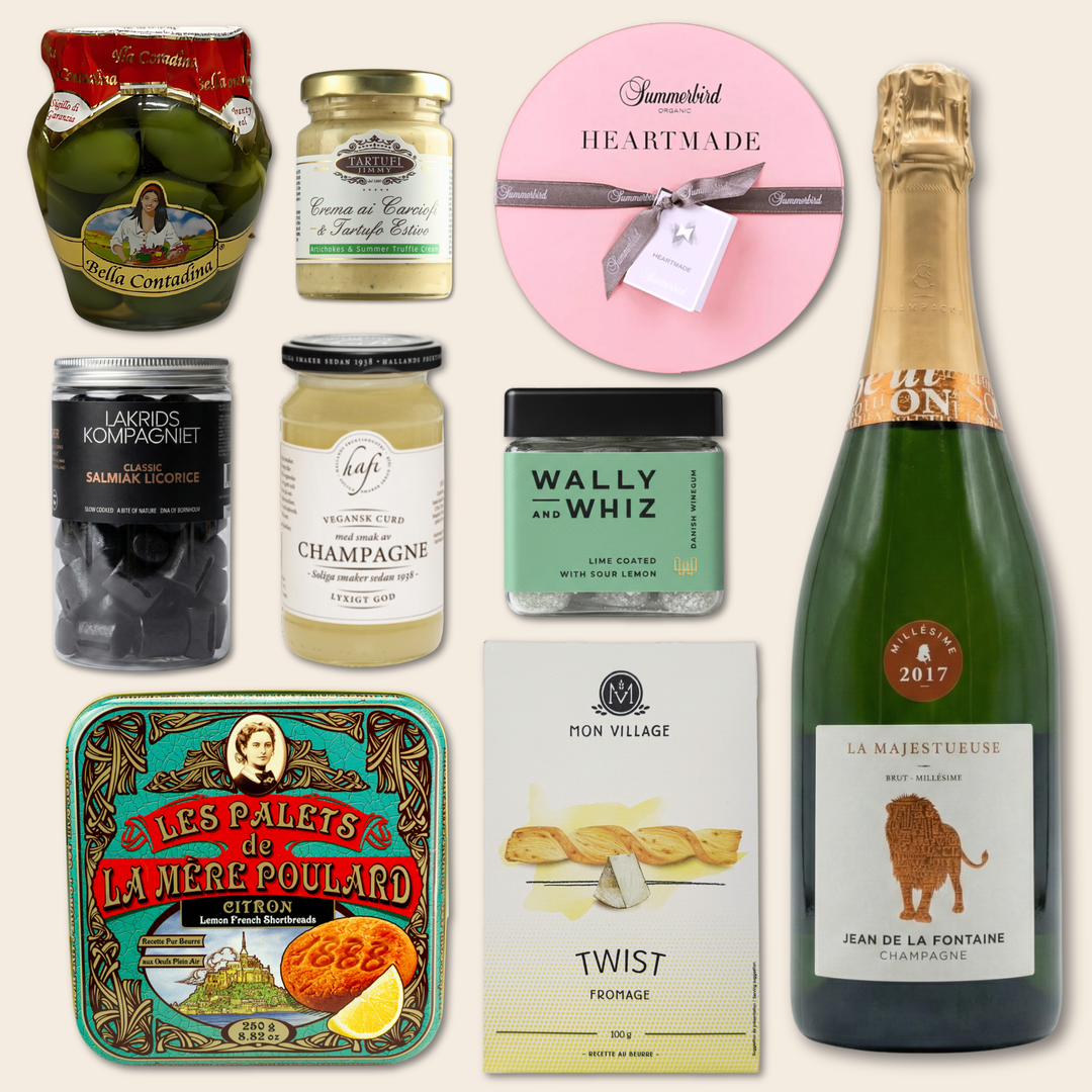 Luksus Gavekurv med Champagne