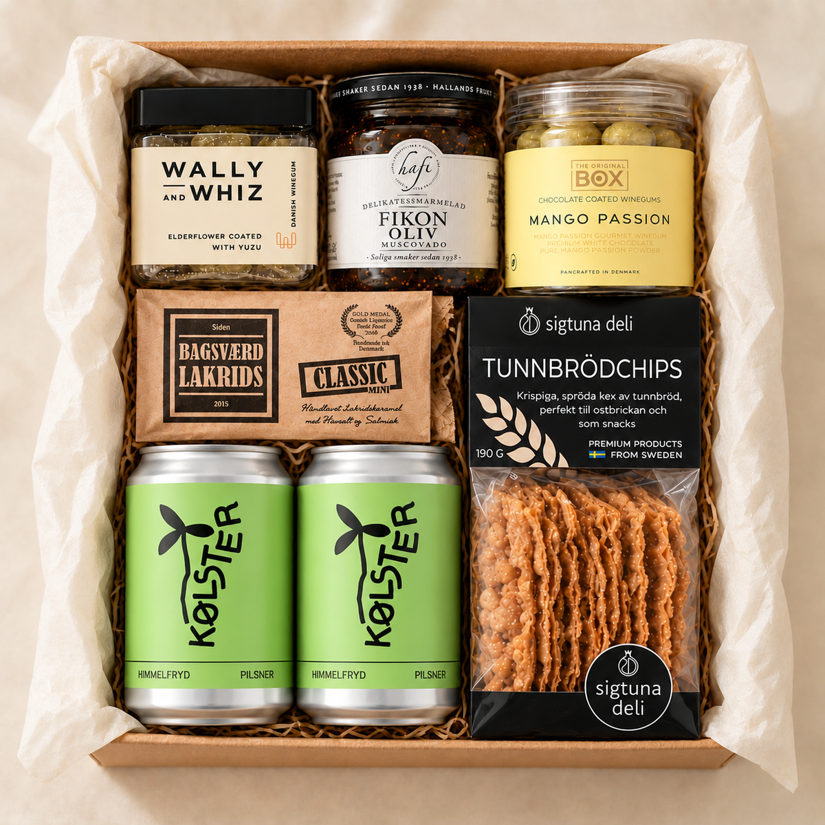 Nordisk Smagekurv med øl og Sigtuna brødchips 190 g