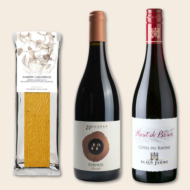 Økologisk Gavekurv med Vin & Chokolade