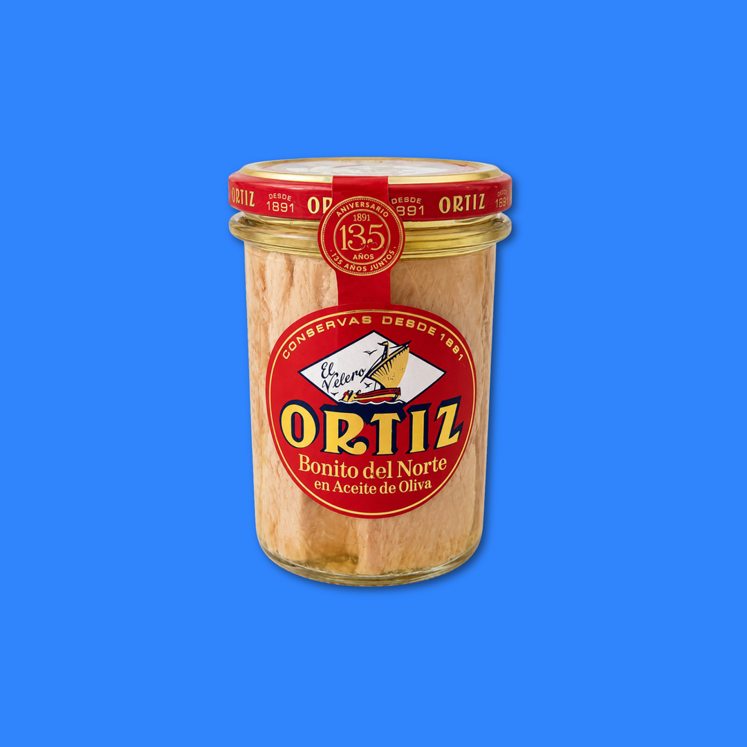Hvid Tun i Olivenolie - på glas