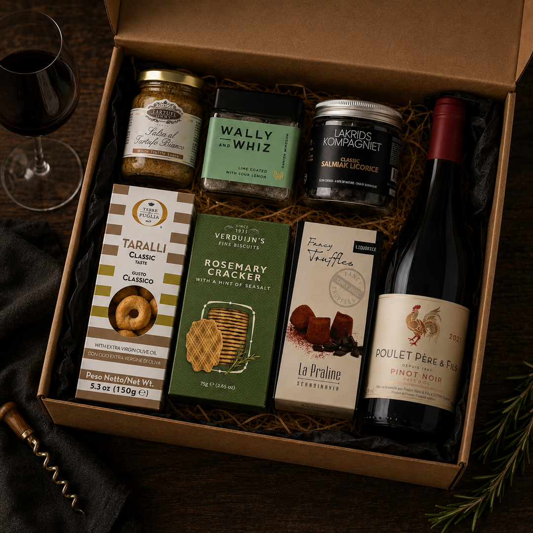 Smagfulde Snacks & Rødvin