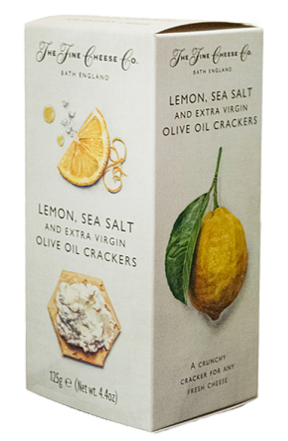 The Fine Cheese Co. Crackers med Citron, Havsalt og Olivenolie