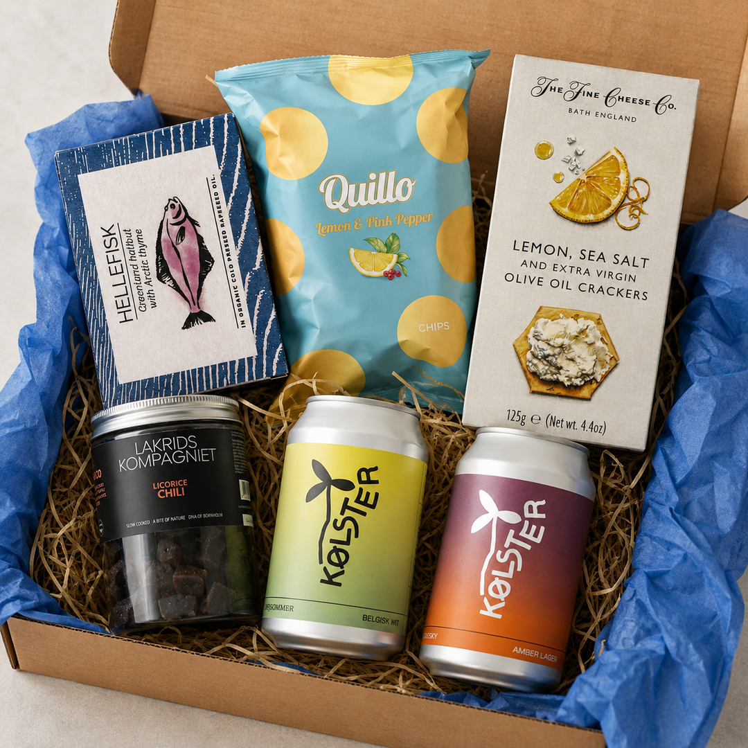 Snackgave med Øl & Lakrids