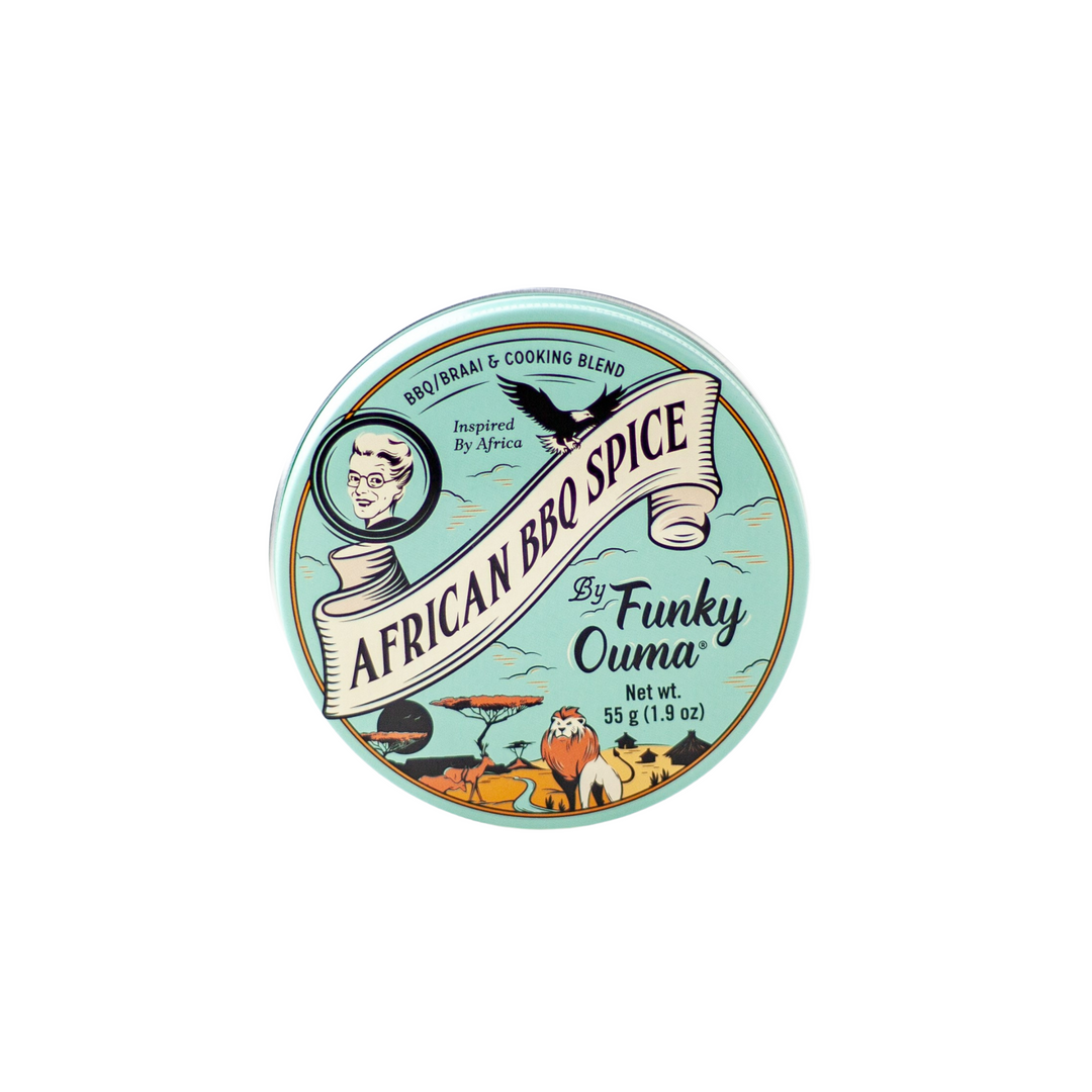 African BBQ Spice - 55 g - låg