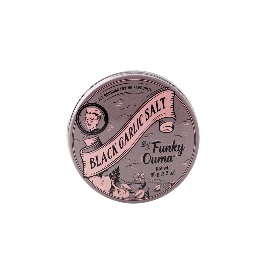 Black Garlic Salt - 90 g - låg